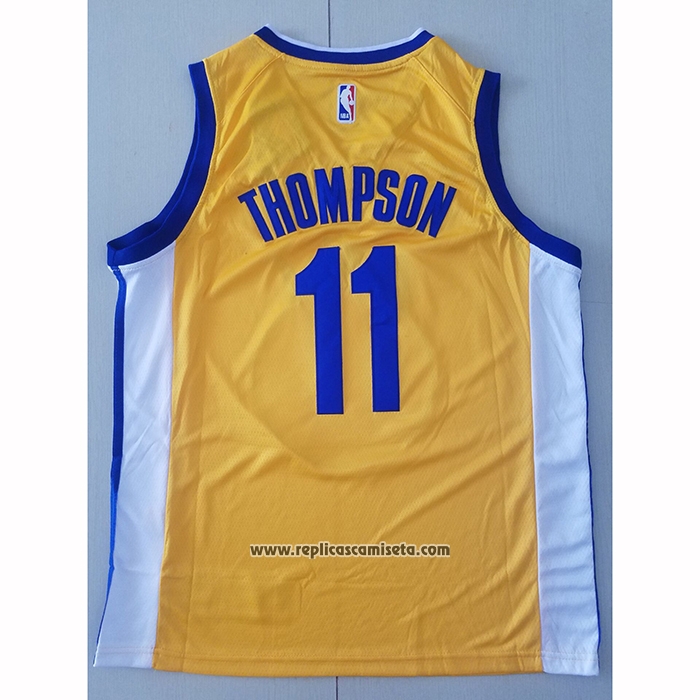 Camiseta Golden State Warriors Klay Thompson #11 Statement Oro